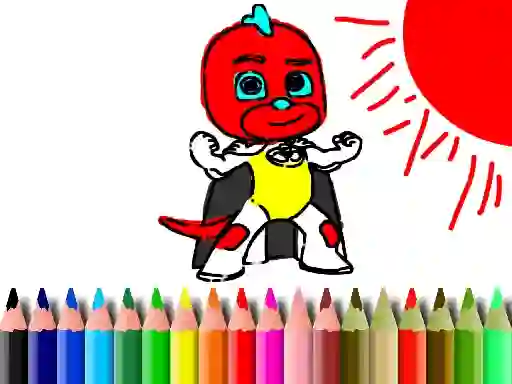 თამაში Back To School: Mask Boy Coloring ონლაინ