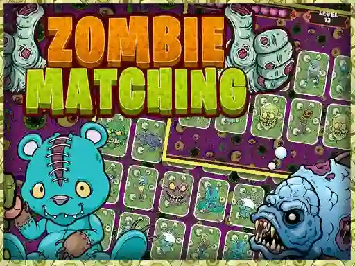 თამაში Zombie Matching ონლაინ