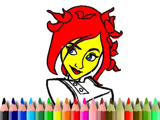 თამაში Back To School: Cute Girl Coloring ონლაინ
