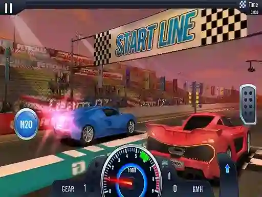 თამაში Fast Line Furious Car Racing ონლაინ
