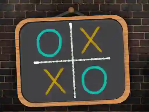 თამაში Tic Tac Toe blackboard ონლაინ