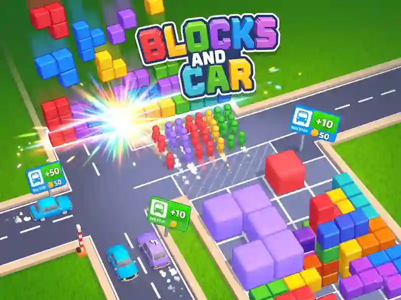 თამაში Blocks and Car ონლაინ