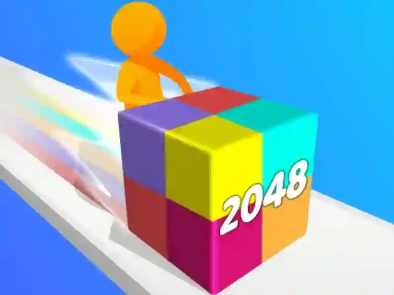 თამაში Geometry Stack 2048 Run ონლაინ