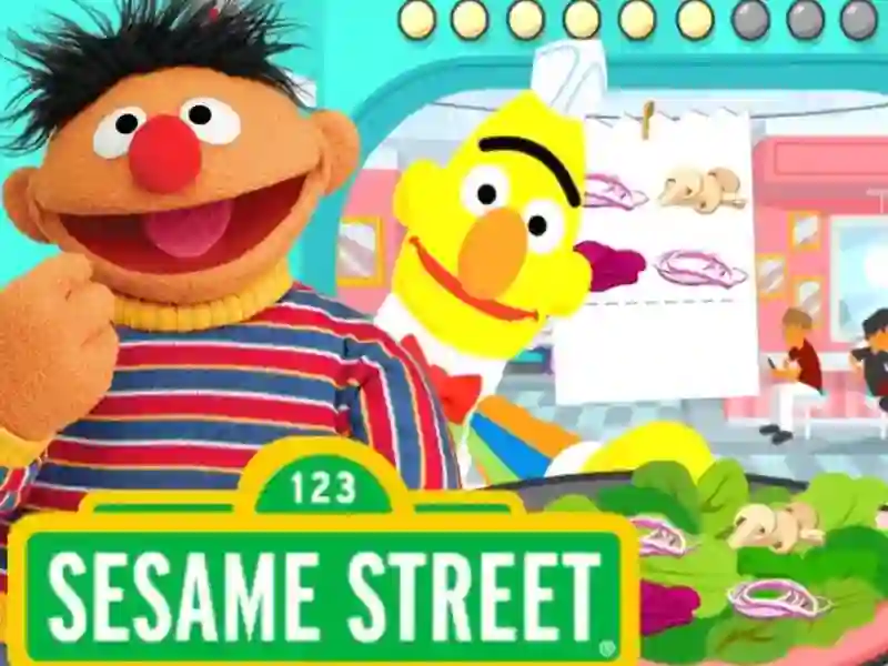 თამაში 123 Sesame Street: Super Salad Diner ონლაინ