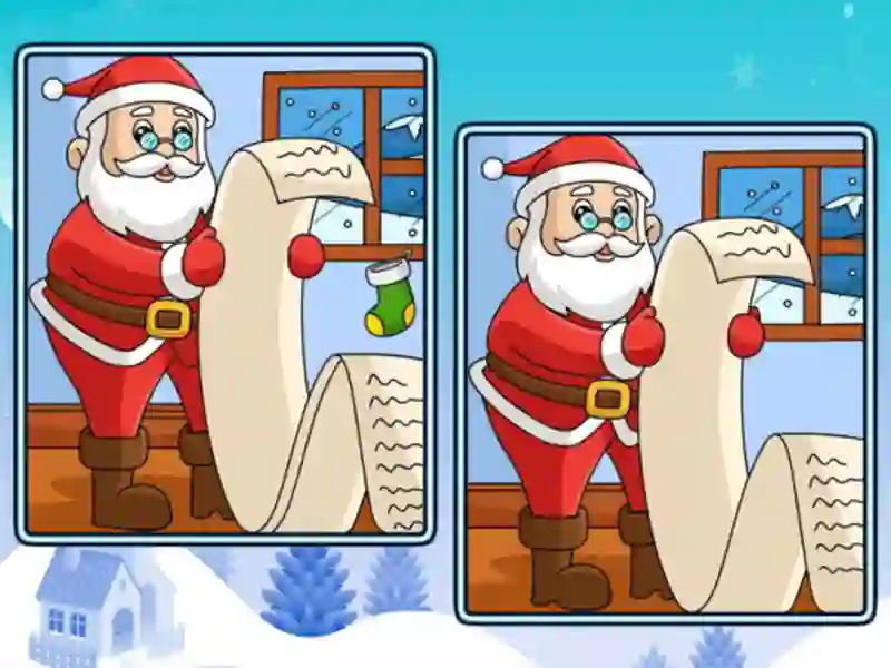 თამაში Christmas Spot the Difference ონლაინ