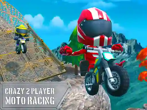 თამაში Crazy 2 Player Moto Racing ონლაინ