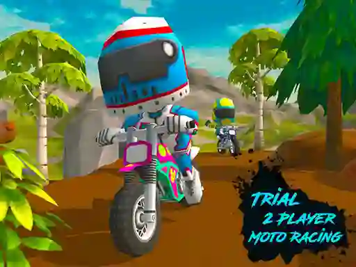 თამაში Trial 2 Player Moto Racing ონლაინ