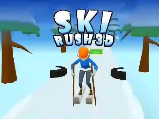 თამაში Ski Rush 3d ონლაინ