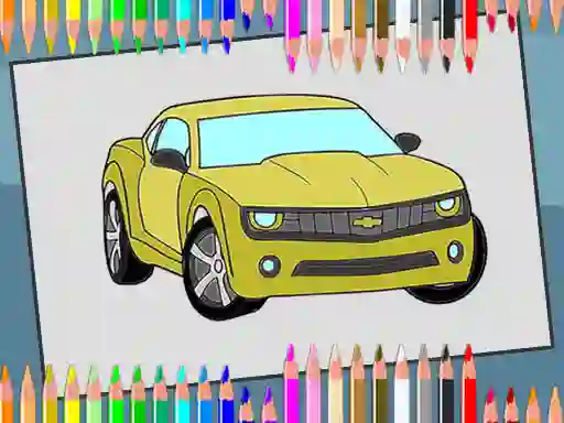 თამაში American Cars Coloring Book ონლაინ
