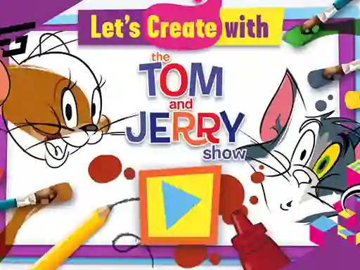 თამაში Lets Create with Tom and Jerry ონლაინ