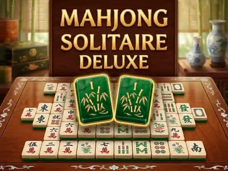 თამაში Mahjong Solitaire Deluxe ონლაინ