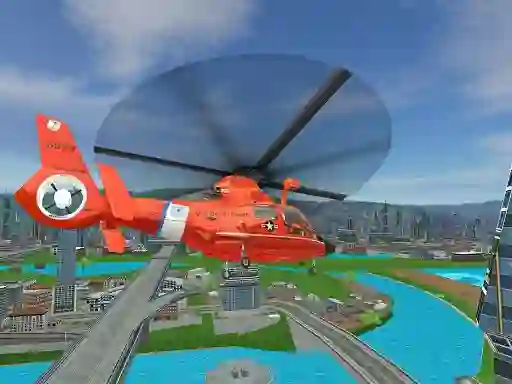 თამაში 911 Rescue Helicopter Simulation 2020 ონლაინ