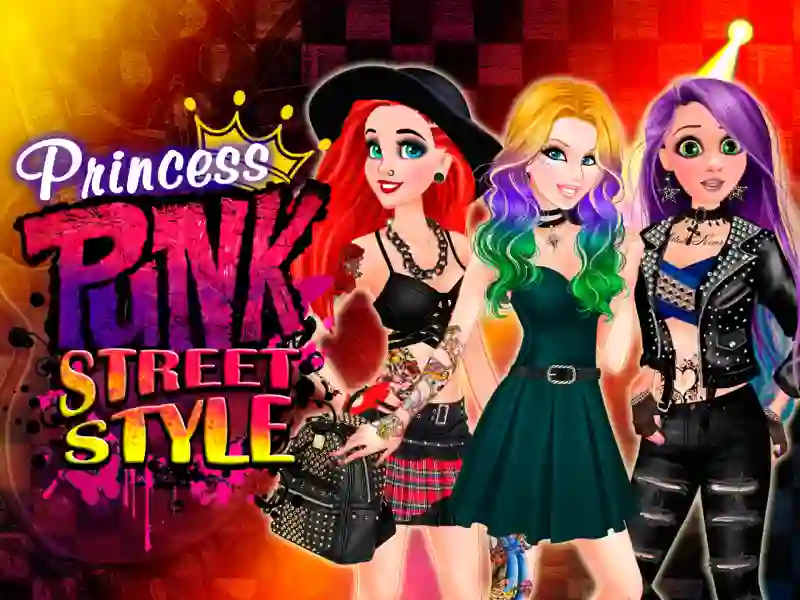 თამაში Princess Punk Street Style ონლაინ