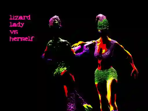 თამაში Lizard Lady vs Herself ონლაინ