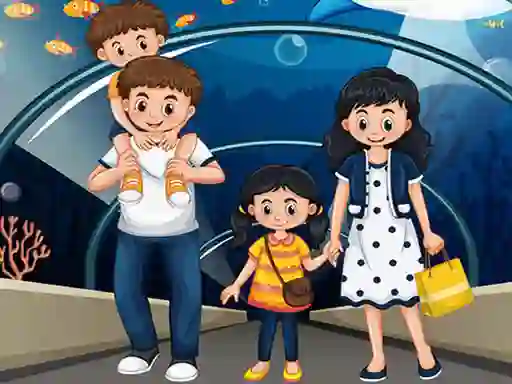 თამაში Day In Aquarium Hidden Stars ონლაინ