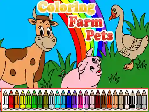 თამაში Coloring Farm Pets ონლაინ