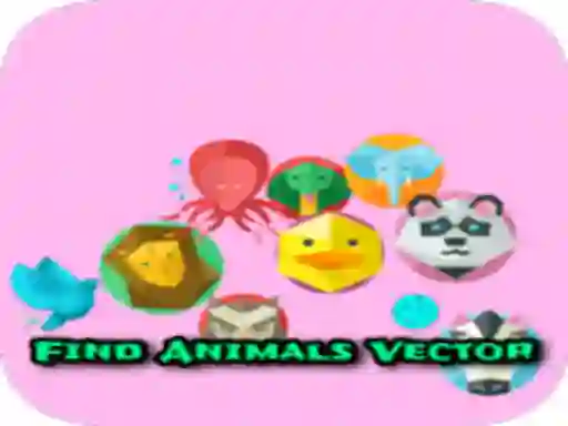 თამაში Find Animals Vector ონლაინ