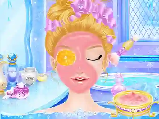 თამაში Princess Salon Frozen Party ონლაინ