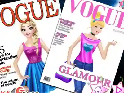 თამაში Princesses On Vogue Cover ონლაინ