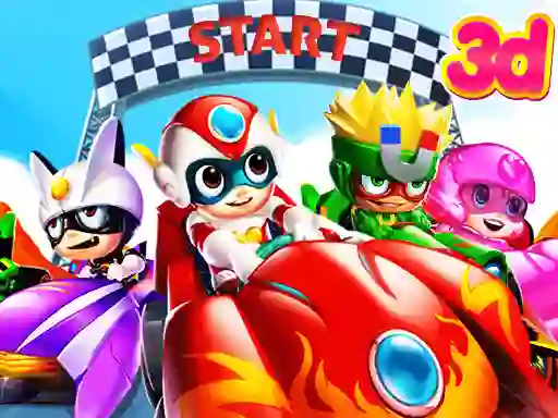 თამაში Cartoon Racing 3D ონლაინ