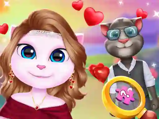 თამაში Kitty Couple Lovely Valentine ონლაინ