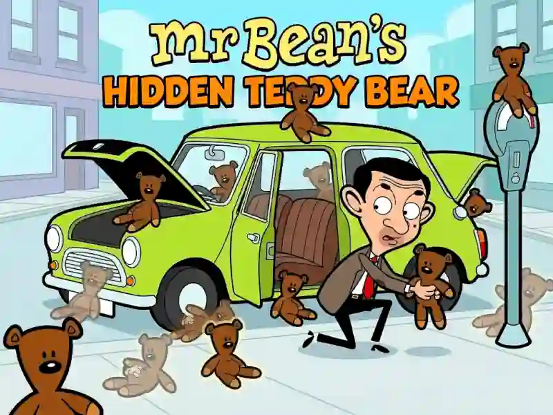 თამაში Mr Bean Car Hidden Teddy Bear ონლაინ