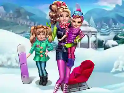 თამაში Twins Winter Fun! ონლაინ