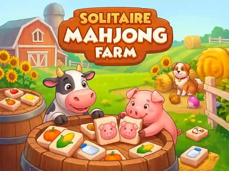 თამაში Solitaire Mahjong Farm ონლაინ