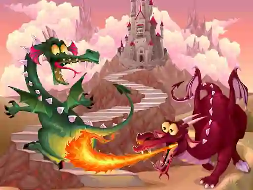 თამაში Fairy Tale Dragons Memory ონლაინ
