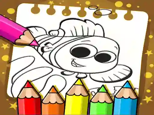 თამაში Finding Nemo Color Book ონლაინ