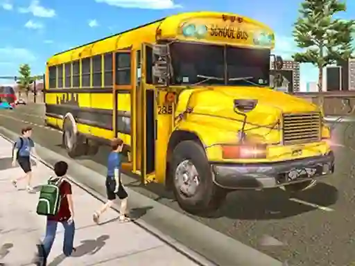 თამაში City School Bus Driving ონლაინ