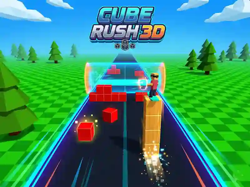 თამაში Cube Rush 3D ონლაინ