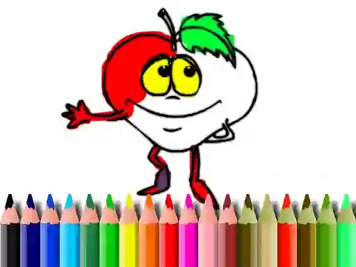 თამაში Back To School: Fruits Coloring ონლაინ