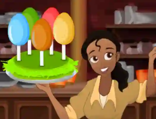 თამაში Princess Easter Egg Decoration ონლაინ