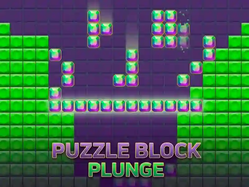 თამაში Puzzle Block Plunge ონლაინ