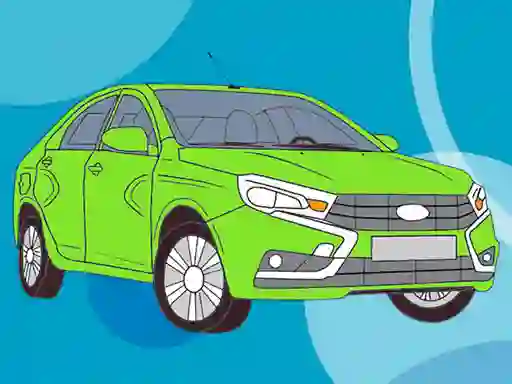 თამაში Russian Cars Coloring Book ონლაინ