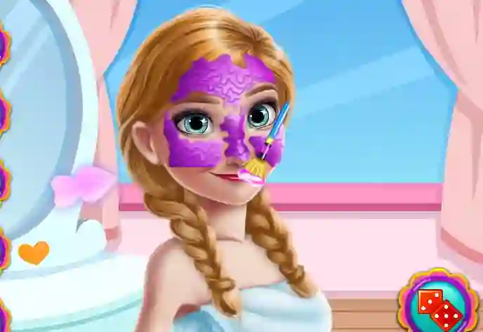 თამაში Ice Princess Fruity Skin Care ონლაინ