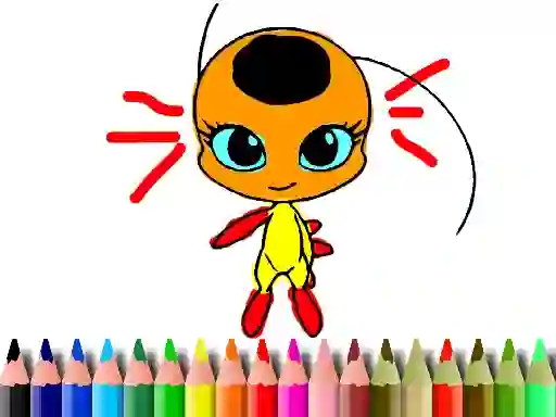 თამაში Back To School: Dotted Girl Coloring ონლაინ