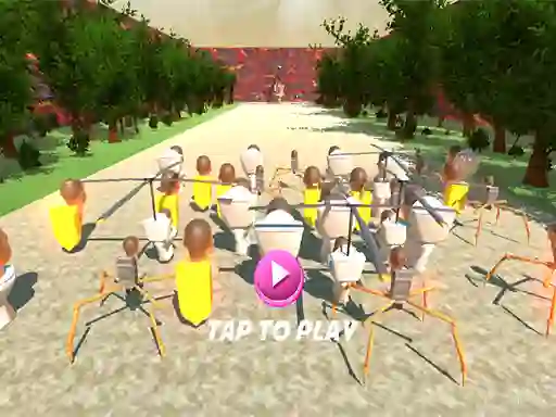 თამაში SQUID TOILET 3D ონლაინ