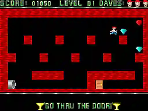 თამაში Dangerous dave ონლაინ