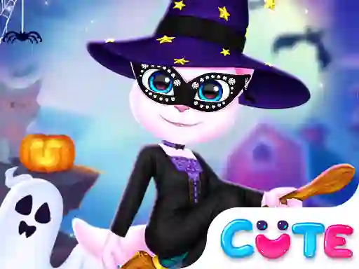 თამაში Cat Girl Halloween Preparation ონლაინ
