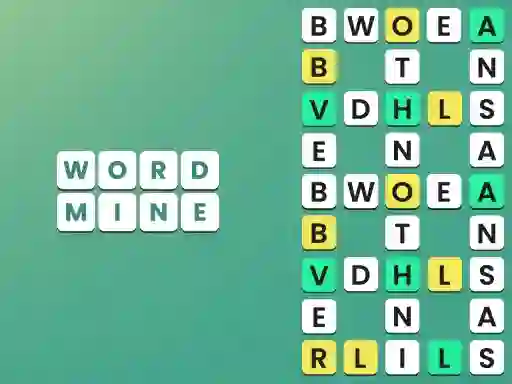 თამაში Word Mine ონლაინ