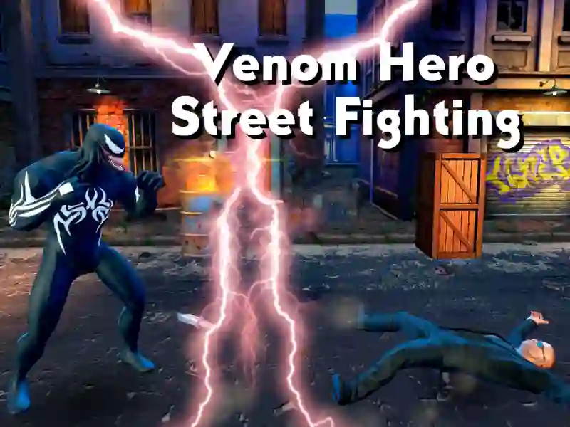 თამაში Venom Hero Street Fighting ონლაინ