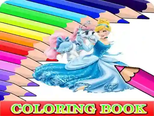 თამაში Coloring Book for Cinderella ონლაინ