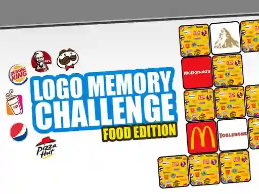 თამაში Logo Memory Food Edition ონლაინ