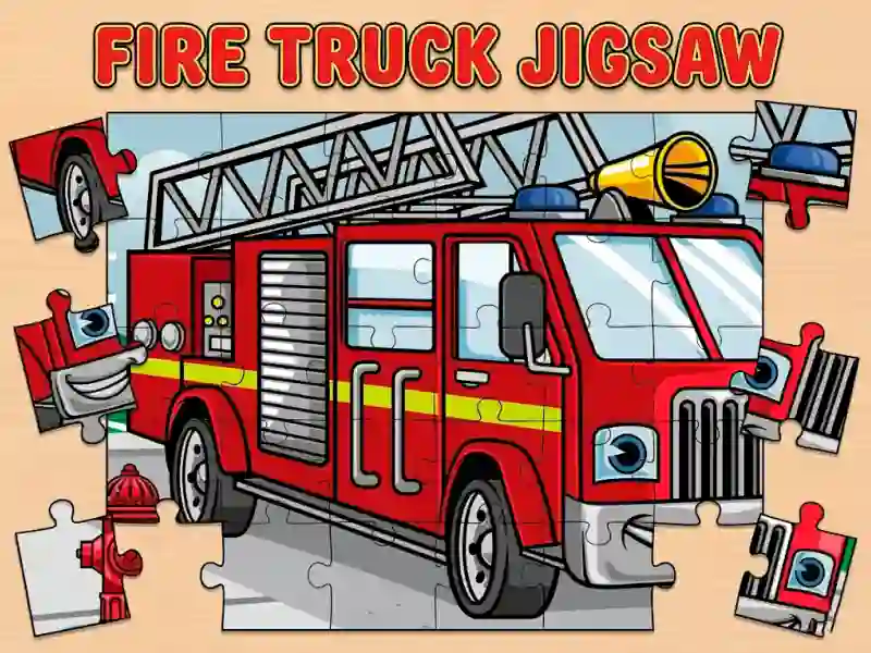 თამაში Fire Truck Jigsaw ონლაინ