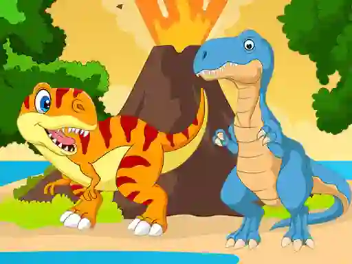 თამაში Dino Jigsaw ონლაინ