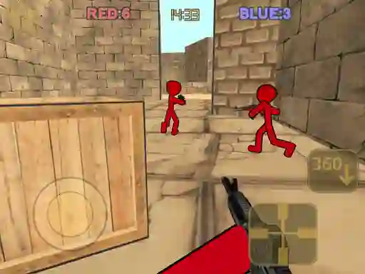 თამაში Stickman Counter Terror Shooter ონლაინ