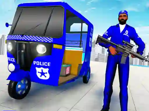 თამაში Police Auto Rickshaw Taxi ონლაინ