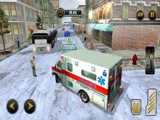 თამაში Modern city ambulance simulator ონლაინ